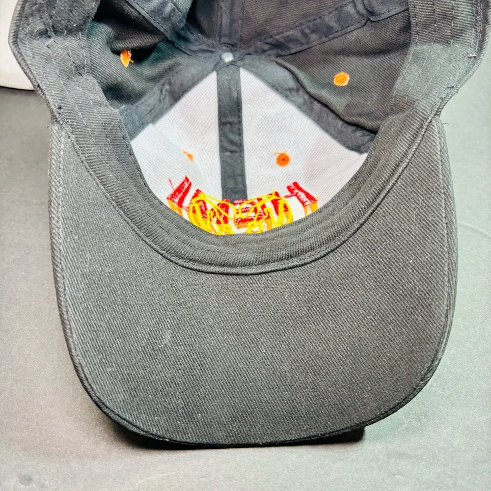 Cobra Retro Y2K Early 2000’s Embroidered Flames on Black Cap Dodge Hemi‎ Hat